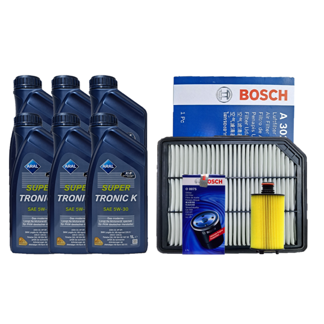 올뉴렉스턴(G4) 2.2 디젤 수퍼트로닉 K 5W30(6L)SP/C3 엔진오일세트, 1개, 6L