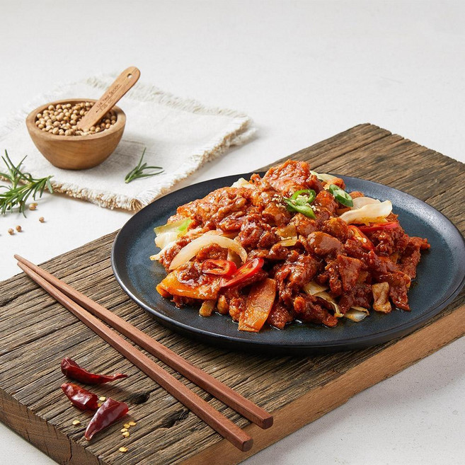 국내산/한돈 고추장불고기 캠핑용 가정용 업소용 국민반찬 안주거리, 1개, 1kg