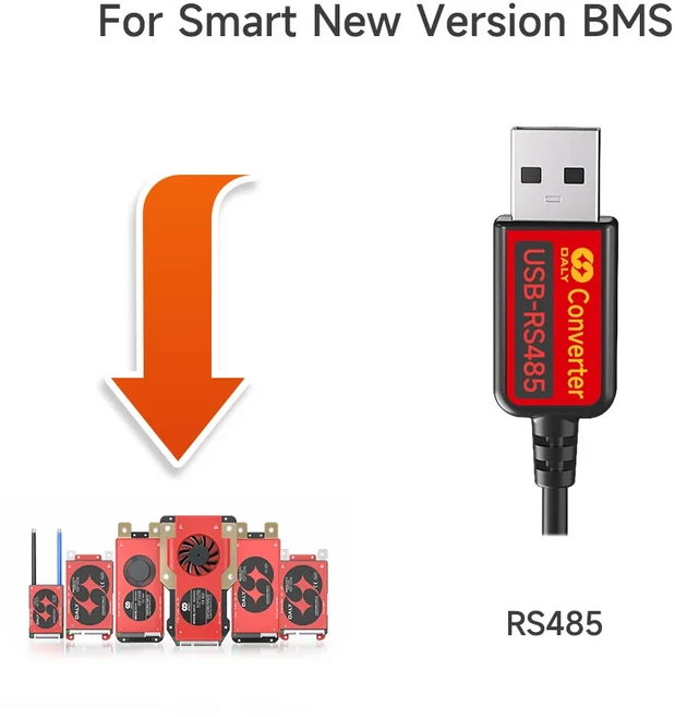 Daly BMS 스마트 WIFI 모듈 배터리 액세서리 부품 Bluetooth USB to RS485 UART 전원 디스플레이 보드 맞춤, 01 빠른