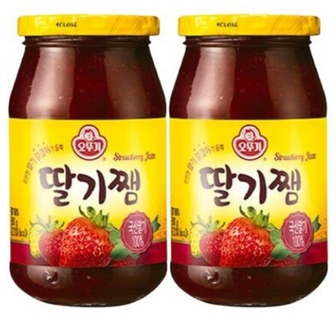 오뚜기 딸기쨈, 2개, 850g