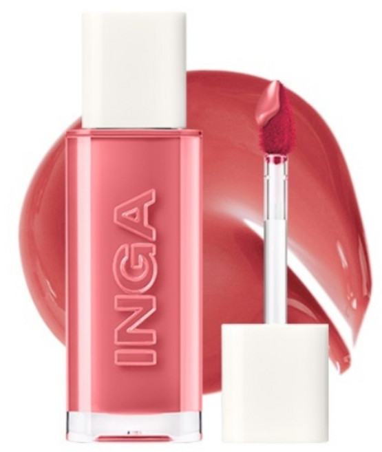 잉가 워터 글로우 립틴트, 로지로즈, 1개