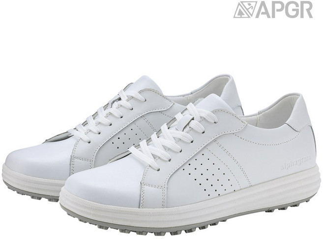 알파그램 천연가죽 스파이크리스 골프화 스니커GF1