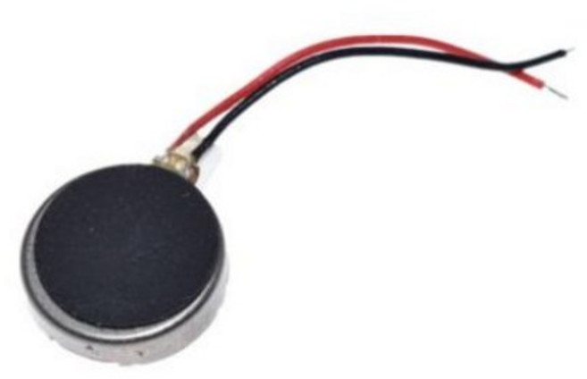 아두이노 코인형 진동 모터 지름 10mm 두께 2.7mm DC 3V, 1개