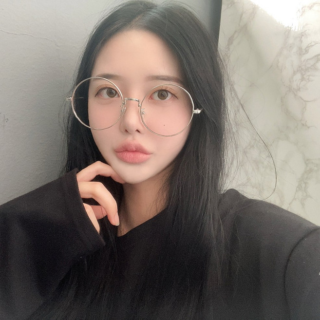 VANANA2 빅사이즈 사각테 실버 안경