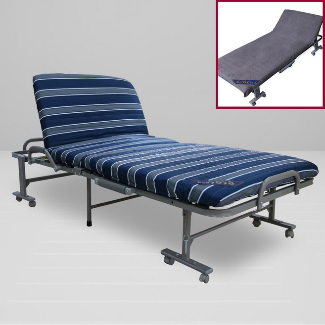 라꾸라꾸 갈빗살프레임 슈퍼싱글 1인용 접이식 간이침대 폴딩베드 No12 세탁커버 포함, 갈빗살 프레임 베드 No.12+세탁커버(슈퍼)