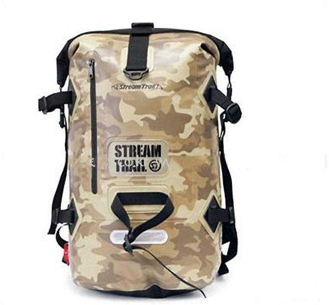 스트림트레일 드라이탱크 40L 캐모 방수백팩 드라이백 프리다이빙 서핑, 샌드