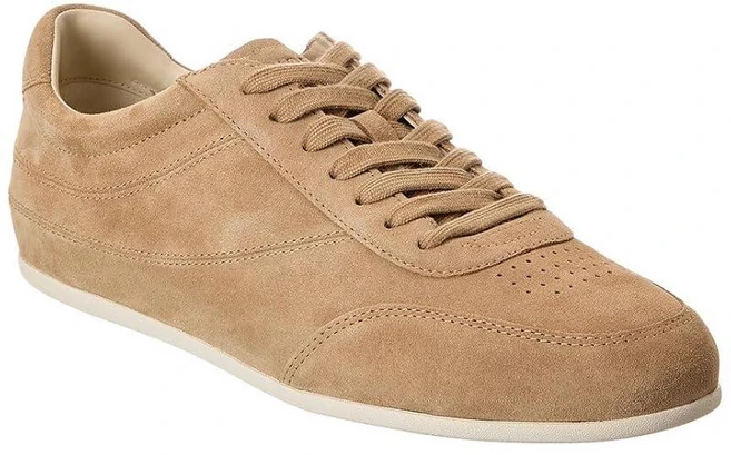 Vince 남성용 제트 트레이너 스니커즈 새로운 카멜 베이지 스웨이드 7.5 [호환] - 쿠팡