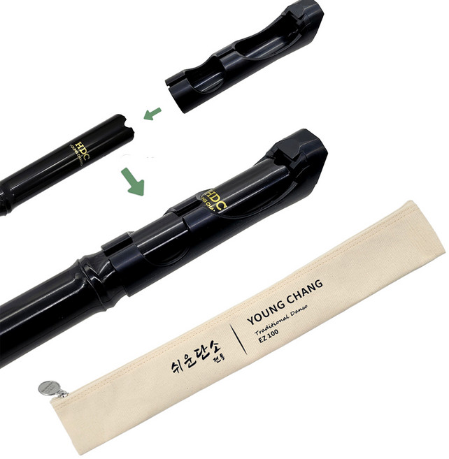 영창 단소 EZ100 위치가늠 돌기 불기 쉬운 이지단소, 1개