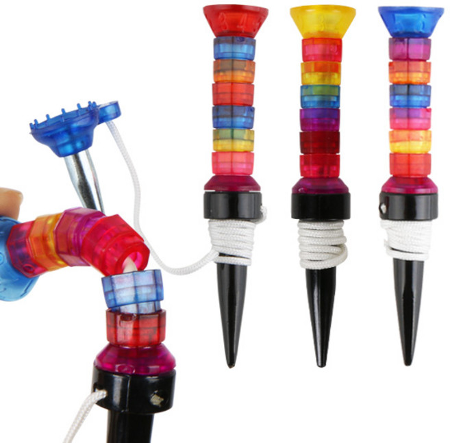 [KAXIYA] 카시야 관절이 꺽이는 라바 기능성 골프티 3세트, 라바골프티 3세트, 1개