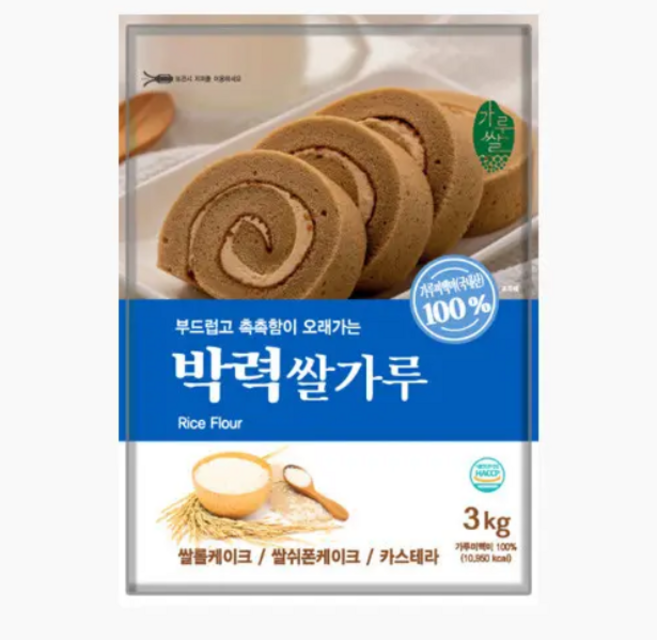 가루미 박력 쌀가루 / 국내산, 1개, 3kg