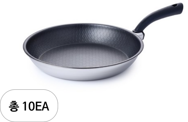 알텐바흐 인덕션 헥사 통5중 스텐 프라이팬, 30cm, 10개