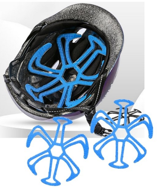 헬멧 통풍 쿨패드 오토바이 안전모 1+1, 2개