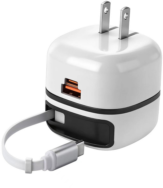 M59 65W 快速充電器, 白色, 1個, 70cm