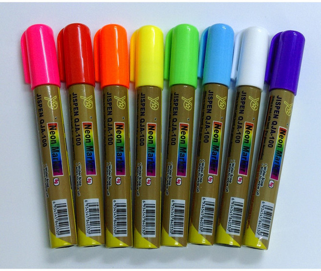 利多文具 QJA-100 螢光彩繪筆 玻璃彩繪筆, 1個, 綠
