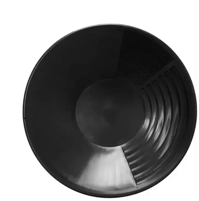 380mm 골드 패닝 팬 ABS 플라스틱 분류기 체 세척 트레이 도구 녹색 탐사 장비 광산 액세서리