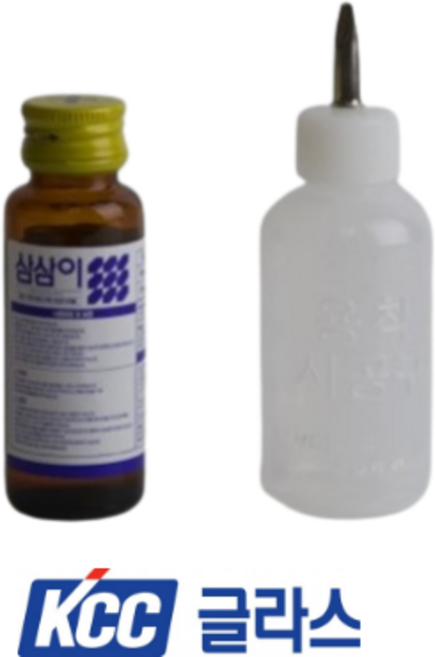 *IV-KCC 장판이음 삼삼이 용착제 (시공구포함), 용착제(시공구), 투명