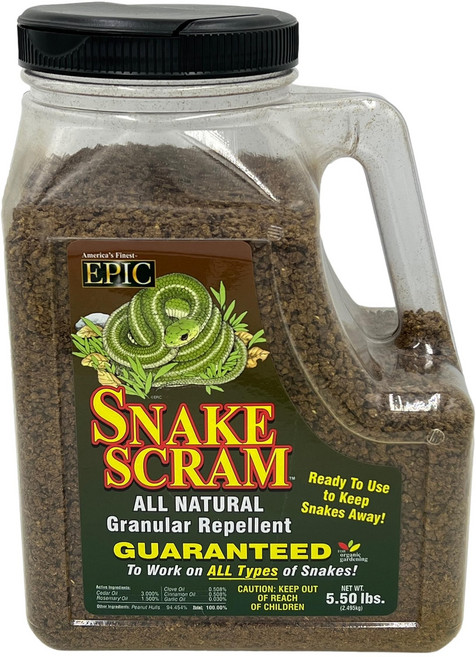 Epic 02100 Snake Scram 모든 천연 결상 구충제 - 5.5-Lbs. Epic 02100 Snake Scram 모든 천연 결상 구충제 - 5.5-Lbs.