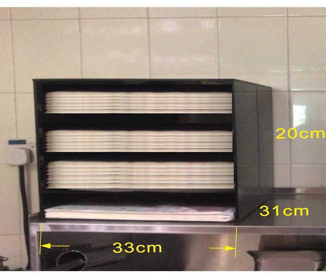 포장 기름 종이 호일 수납 선반 비닐 봉투 백 정리함, 1개, 블랙 B (4칸)