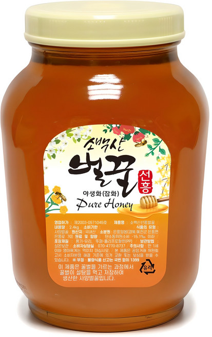 소백산 선흥 사양 잡화꿀, 2.4kg, 1개