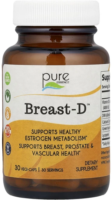 Pure Essence 브레스트-D™ 베지 캡슐 30정, Pure Essence 브레스트D 베지 캡슐 30정, 1개 - 쿠팡