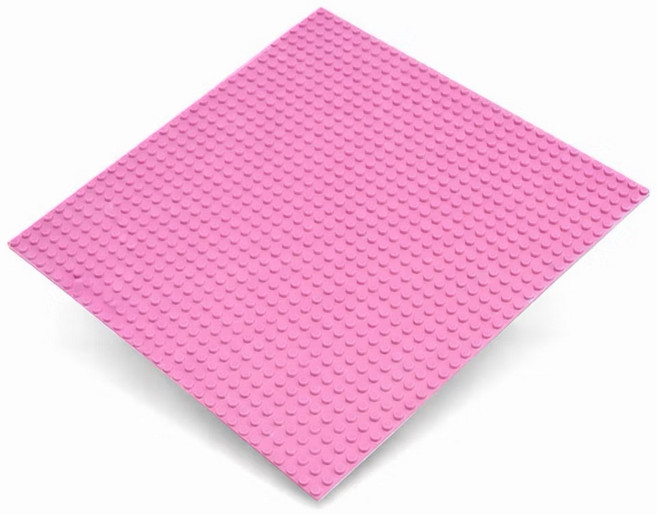 相容樂高 32x32 小顆粒積木底板, 粉色, 1個