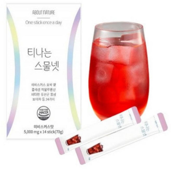 어바웃네이처 티나는스물넷 콜라겐 14p, 10개, 70g