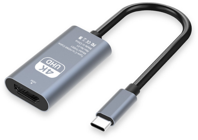 티놀지 Type-C to HDMI 미러링 컨버터 150mm 오디오지원 [T-TH001F], 1개