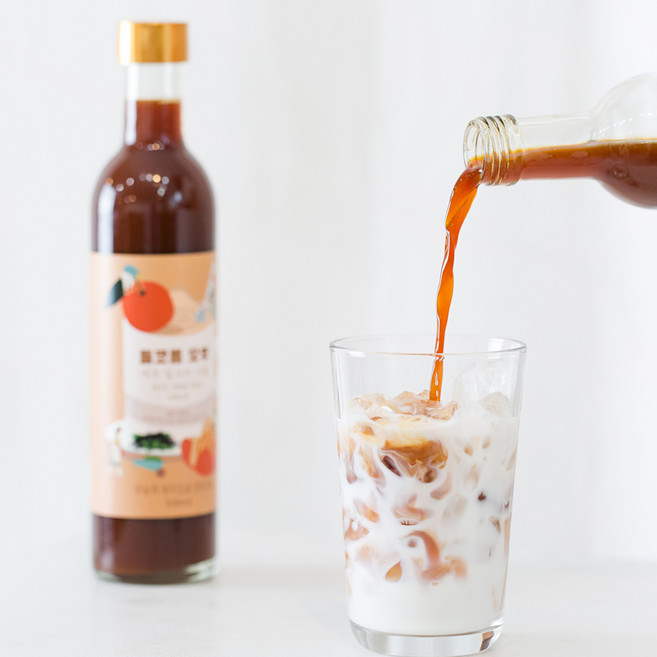 돌코롬 오후 유기농 밀크티 시럽 300ml, 1개