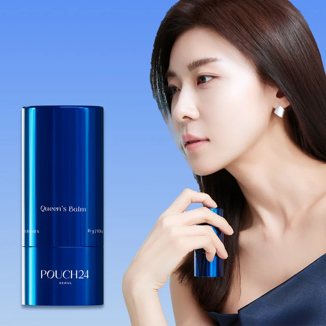 파우치24 하지원 퀸즈밤 사파이어블루, 1개, 16g - 쿠팡