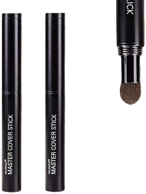 픽클리 새치커버 헤어틴트 바르는 헤어크레용 헤어라인 두피타투 1.2g, 2개, 내추럴브라운