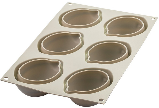 실리코마트 실리콘몰드 레몬6구 (국내배송), 1개