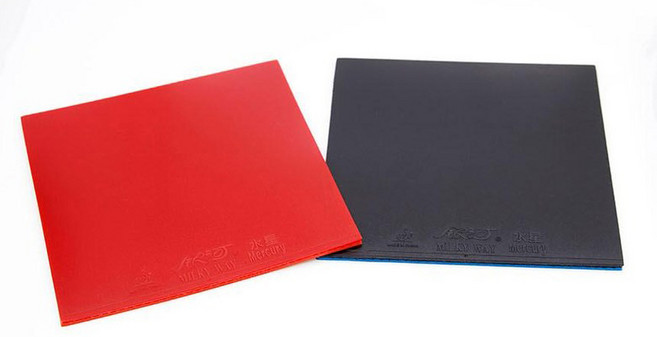 은하 머큐리3 유로 탁구러버 2장, 적색S1장+흑색S1장, 1개