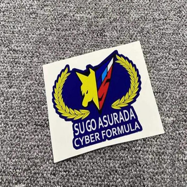 아스라다 자동차 스타일링 스티커 데칼 스포츠 토르 팀 레이싱 SUGO ASURADA 모터 헬멧 장식, 1개