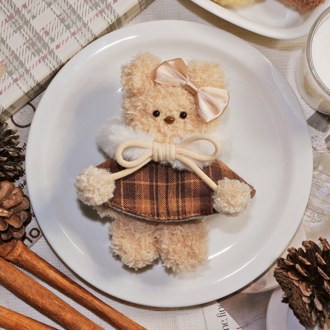 [24종] 모루인형 만들기 DIY 키트, 1개, 17번-2 브라운 망토세트