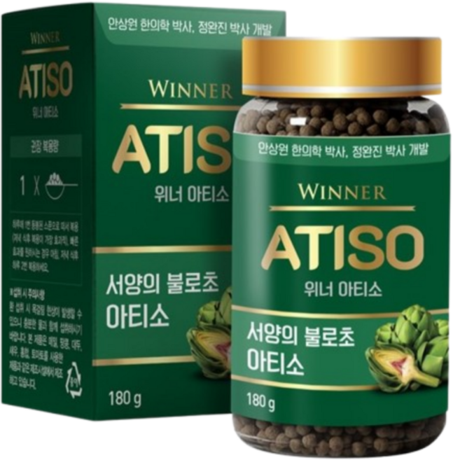 [Green] 정품 위너아티소 서양불로초 식물성 콜라겐, 2개, 180g