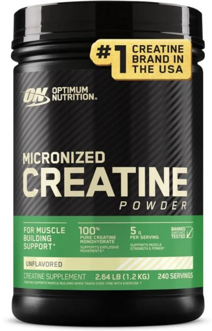 옵티멈 뉴트리션 Optimum Nutrition 미분화 Creatine Monohydrate Powder Unflavored 120 Servings 600 Grams Pa, 600g, 1개 - 쿠팡