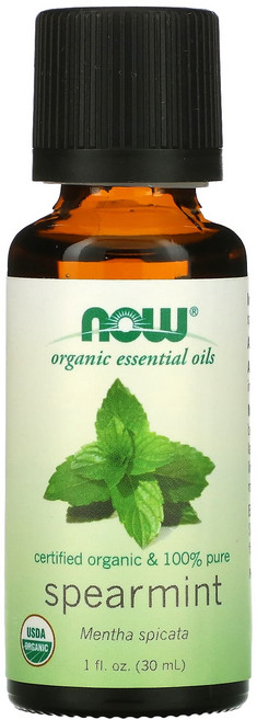 NOW Foods 유기농 에센셜 오일 스피어민트 30ml(1fl oz), NOWFoods유기농에센셜오일스피어민트30ml1floz, 1개, 30ml