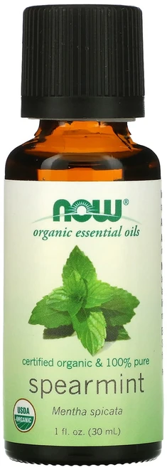 NOW Foods 유기농 에센셜 오일 스피어민트 30ml(1fl oz), NOWFoods유기농에센셜오일스피어민트30ml1floz, 1개, 30ml - 쿠팡