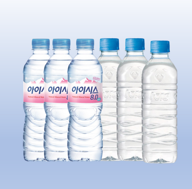 아이시스 8.0 생수, 500ml, 40개