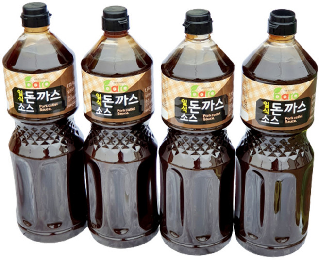 바로 일식 돈까스소스 돈가스소스, 1.95kg, 4개