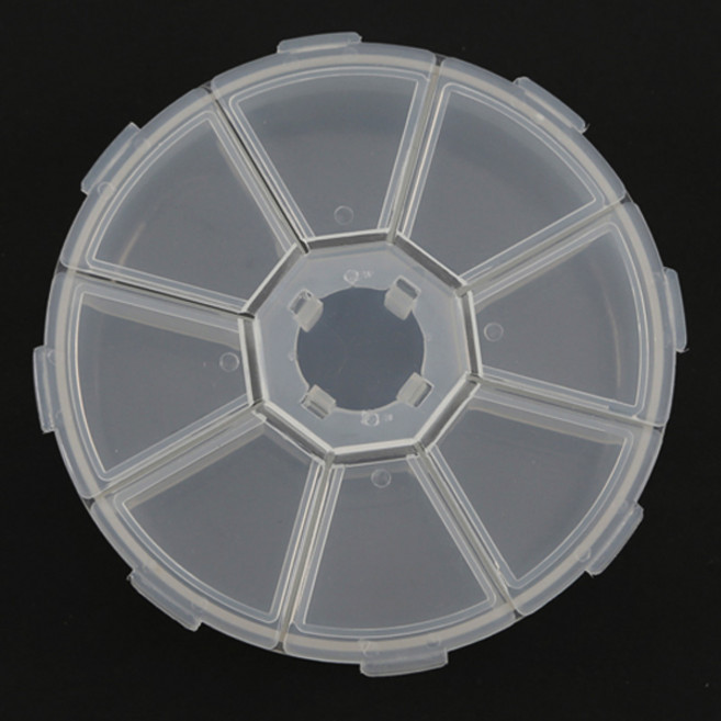 컬러비즈 펄러비즈 리필 5mm/50g 부자재 패키지 완벽구성, [선택5]보관함/01-원형8칸통/10.3cm*2.5cm