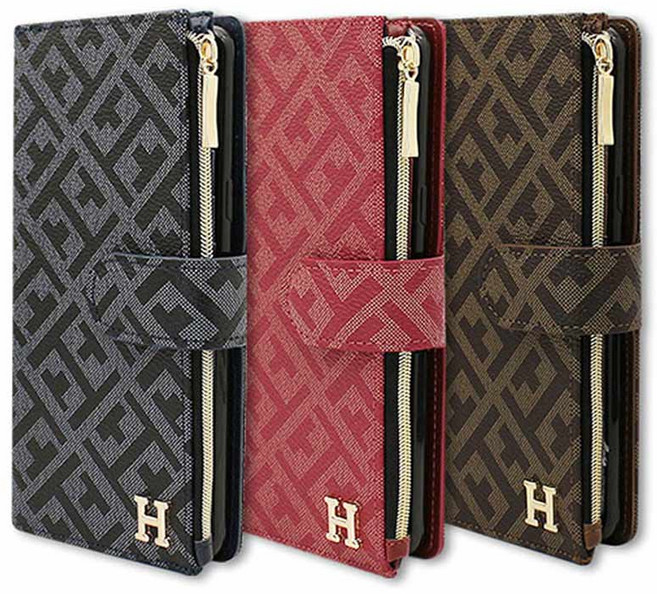 플라잉 갤럭시A16 (A165N) SM-A165N 패턴 H 지퍼 지갑형 다이어리 휴대폰 케이스