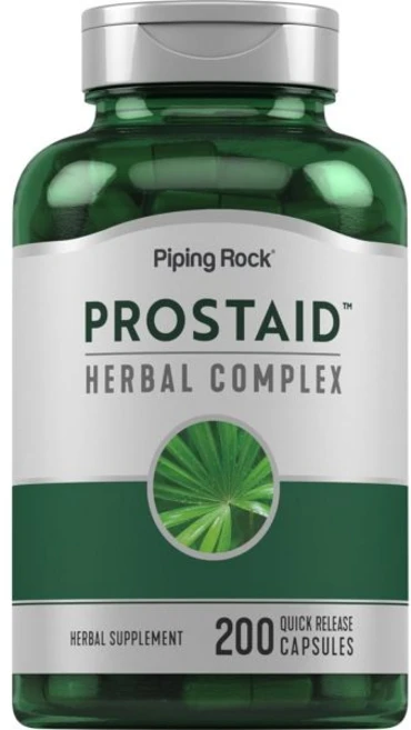 Piping Rock Prostate Supplement for Men | 200 Capsules | ProstAid Herbal Complex Extract with Saw, Piping Rock Prostate Supplemen - 쿠팡