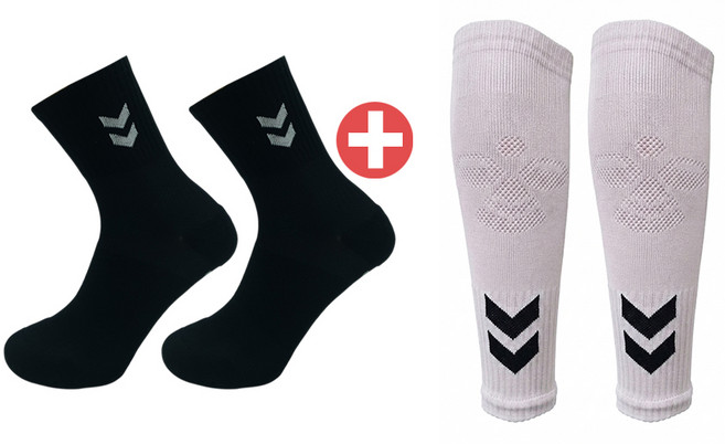 험멜 축구 논슬립 축구 양말 튜브 스타킹 세트