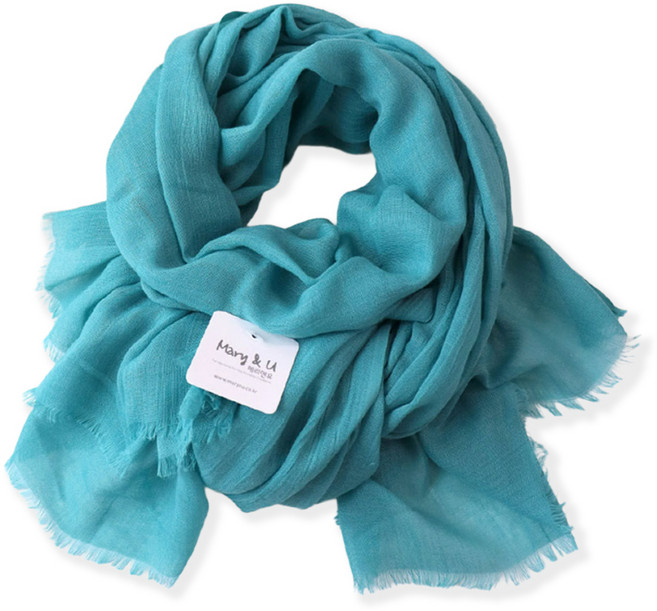 메리앤유 부드러운 직사각 간절기 무지 롱 숄 스카프 머플러