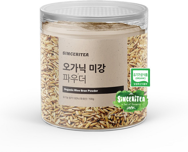 신서리티 유기농 미강가루 100g, 3개