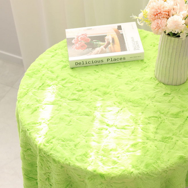 극세사 헤르메스 페이크퍼 테이블 인테리어 벨보아 부드러운원단 인조털퍼 포토카드 촬영용 털원단 18컬러 바느질감, 라이트그린, 1개