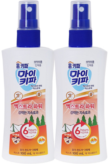 홈키파 마이키파 엑스트라 파워미스트 100ml x2, 단품, 단품