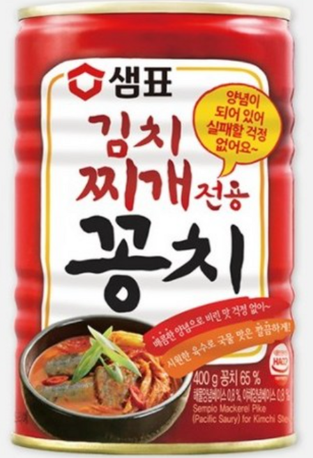 샘표 김치찌개전용 꽁치 통조림, 400g, 1개