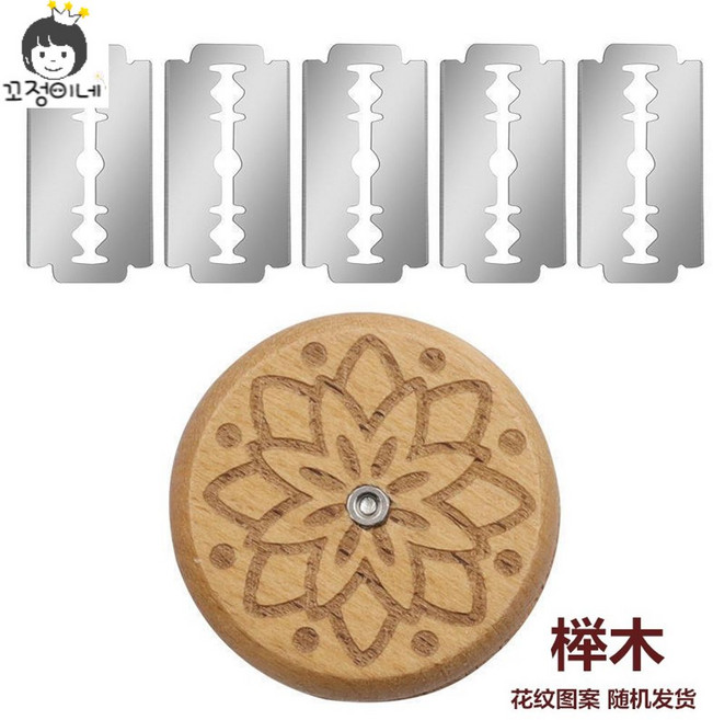 쿠프칼 쿠프 나이프 브레드 바게트, 느티나무 (날 5장 포함) opp 봉지, 1개